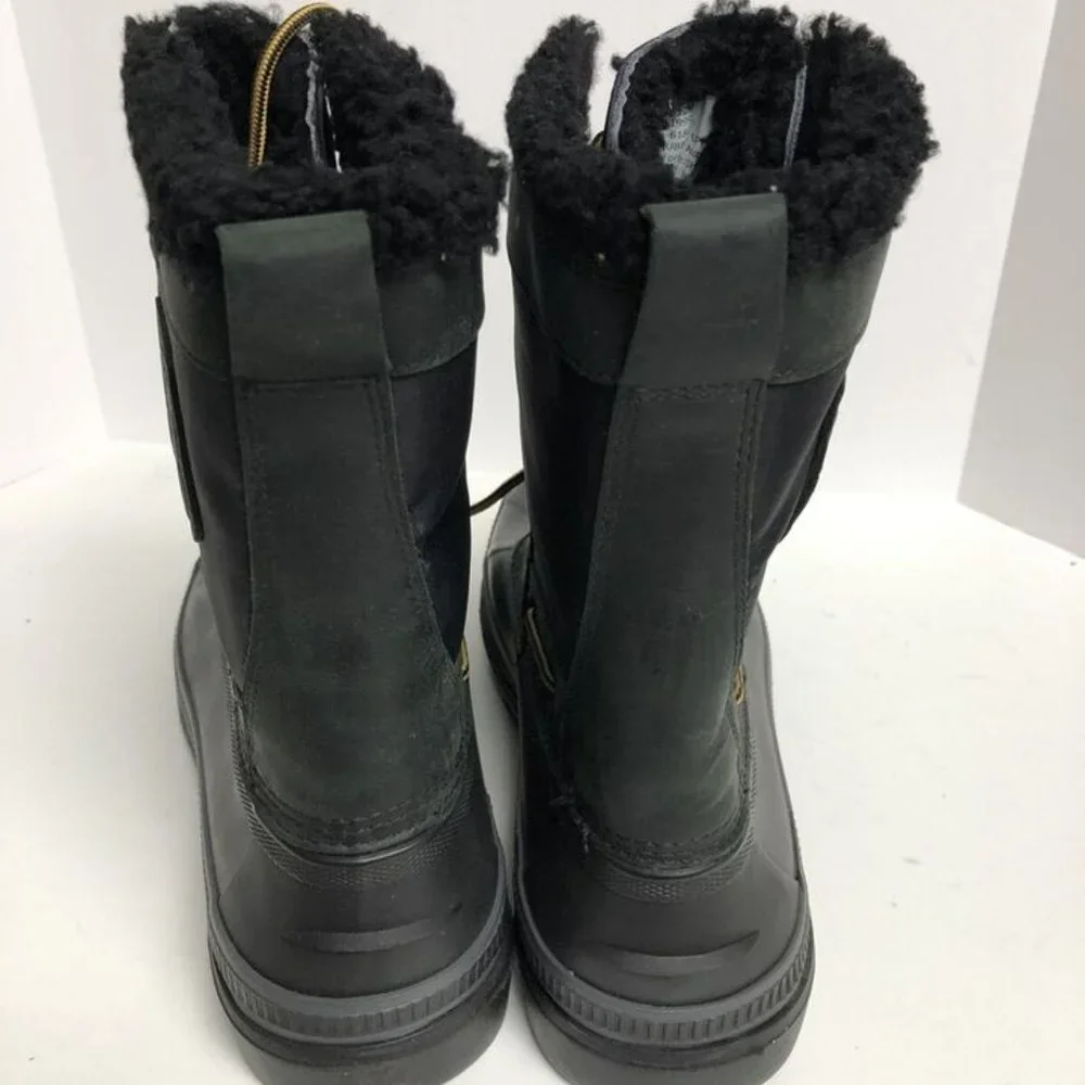 Sperry Mens Ice Bay Tall Boot Black Size 12 M